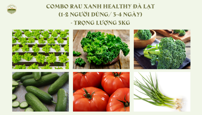Combo rau xanh healthy: Lựa chọn nhẹ nhàng cho bữa ăn xanh - Seon Farm ...
